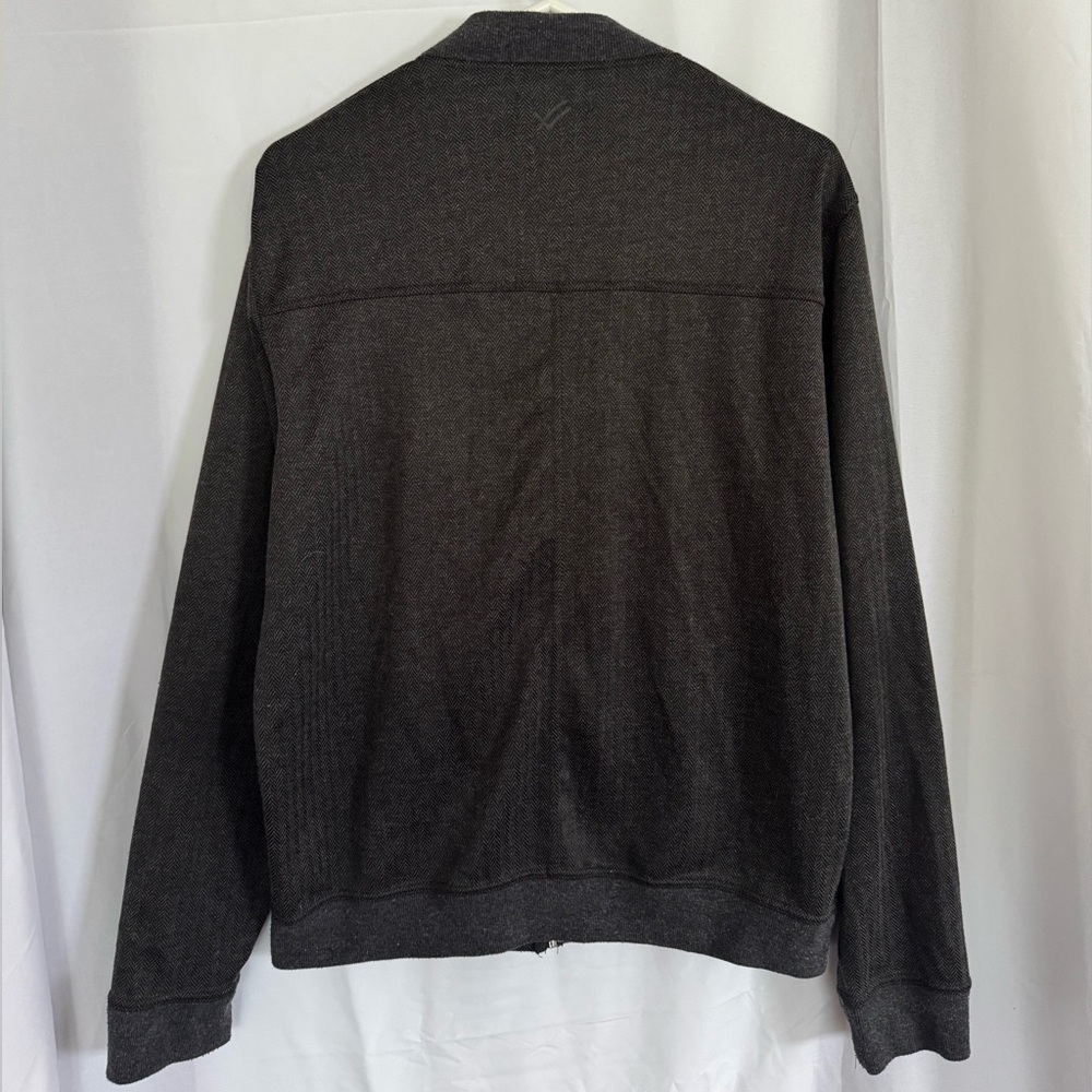 William Rast Charcoal Zip-Up Sweater - Picture 5 of 5